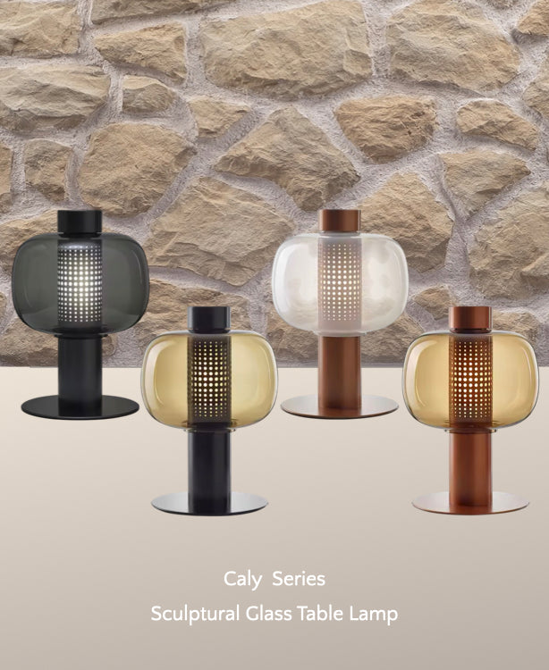Caly – Sculptural Glass Table Lamp