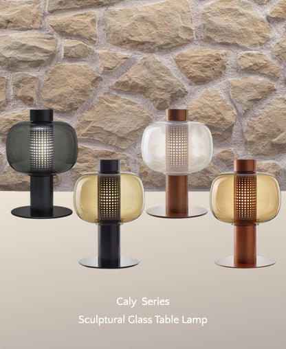 Caly – Sculptural Glass Table Lamp