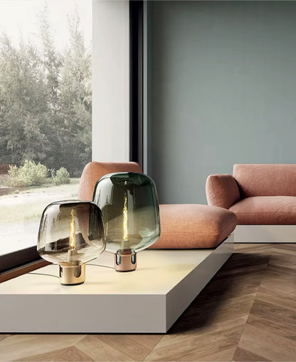 Lumae – Glass Lamp of Quiet Grace