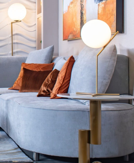 Elyor – Sculptural LED Lamp of Lunar Grace