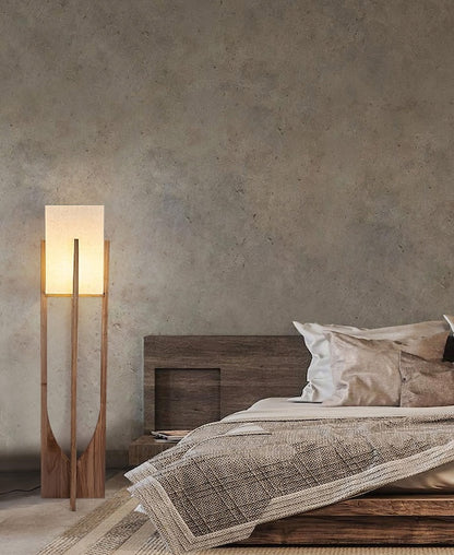 Soryn – Wooden Floor Lamp of Wabi-Sabi Serenity
