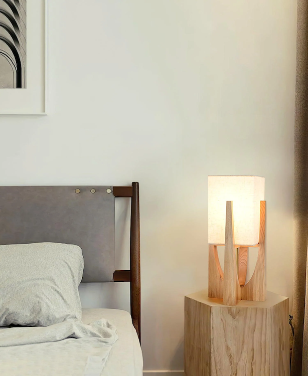 Soryn – Wooden Floor Lamp of Wabi-Sabi Serenity