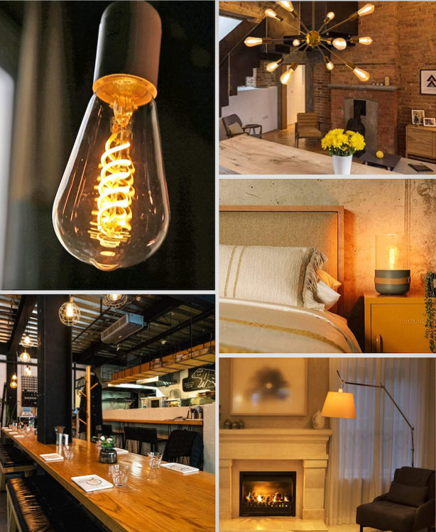 ST64 Dimmable LED Bulb E27 4W