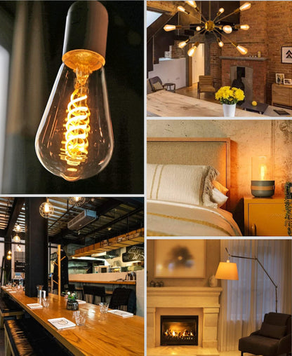 ST64 Dimmable LED Bulb E27 4W