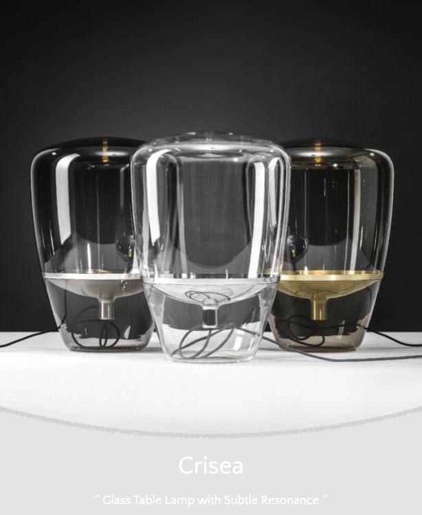 Crisea – Glass Table Lamp with Subtle Resonance