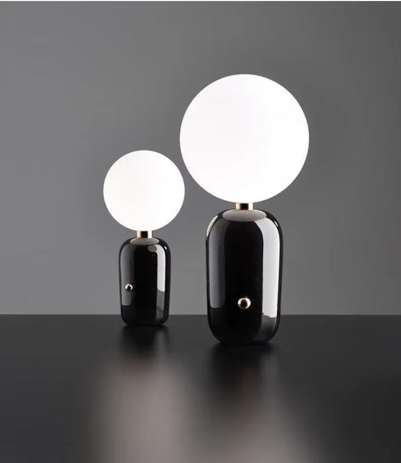 Nera & Soléa – Sculptural Table Lamps Balancing Light and Shadow