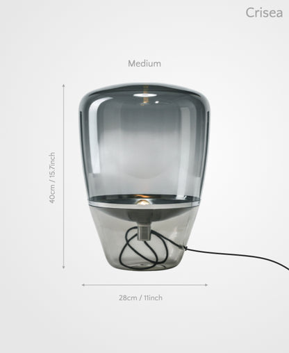 Crisea – Glass Table Lamp with Subtle Resonance