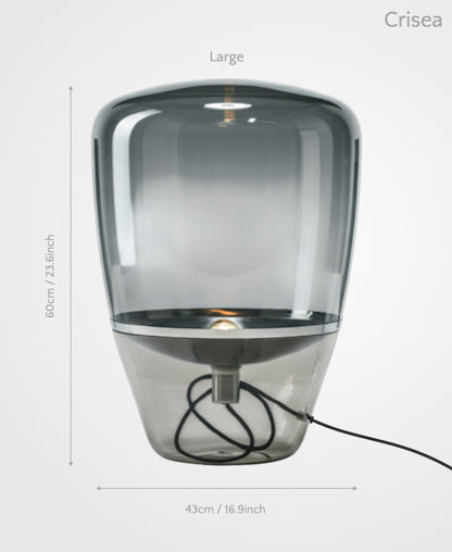 Crisea – Glass Table Lamp with Subtle Resonance