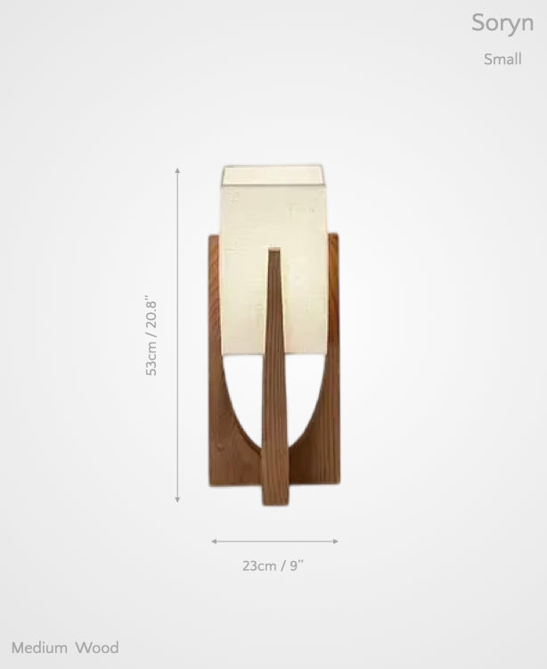 Soryn – Wooden Floor Lamp of Wabi-Sabi Serenity