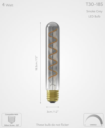 LED Bulb T30-185 & T30-300 Dimmable E27 4W