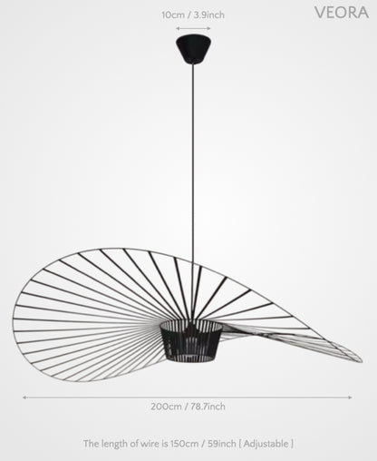 Veora – Sculptural Pendant Light with Flowing Form...
