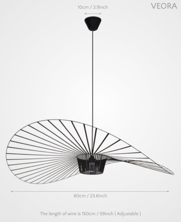 Veora – Sculptural Pendant Light with Flowing Form...