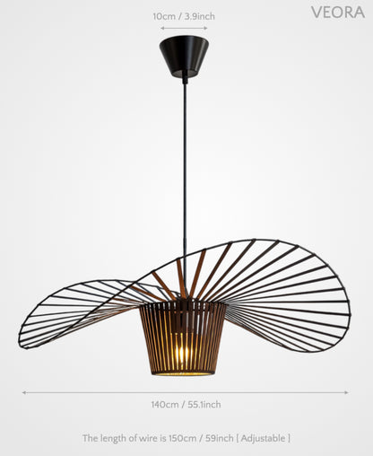 Veora – Sculptural Pendant Light with Flowing Form...