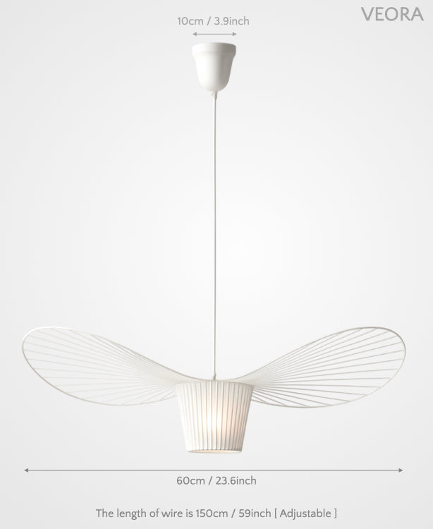 Veora – Sculptural Pendant Light with Flowing Form...